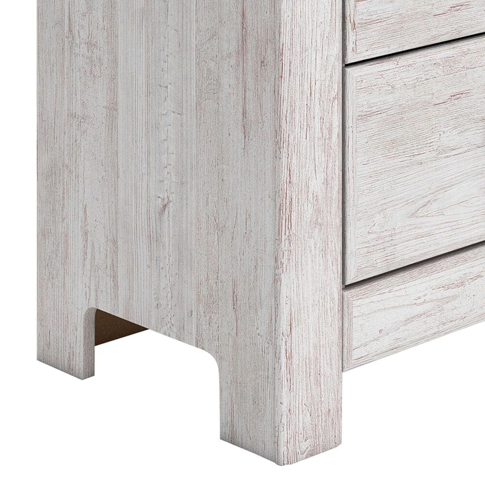 Ashley Makidern 4 Piece Full Panel Bedroom Set in Whitewash, , large