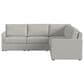 Home Styles Flex 5-Piece Stationary L-Shaped Sectional in Frost, , large