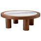 Eichholtz Presedio Coffee Table in Walnut and Bianco Lilac, , large