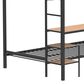 Pacific Landing Bettoni Full Over Twin Bunk Bed in Matte Black, , large