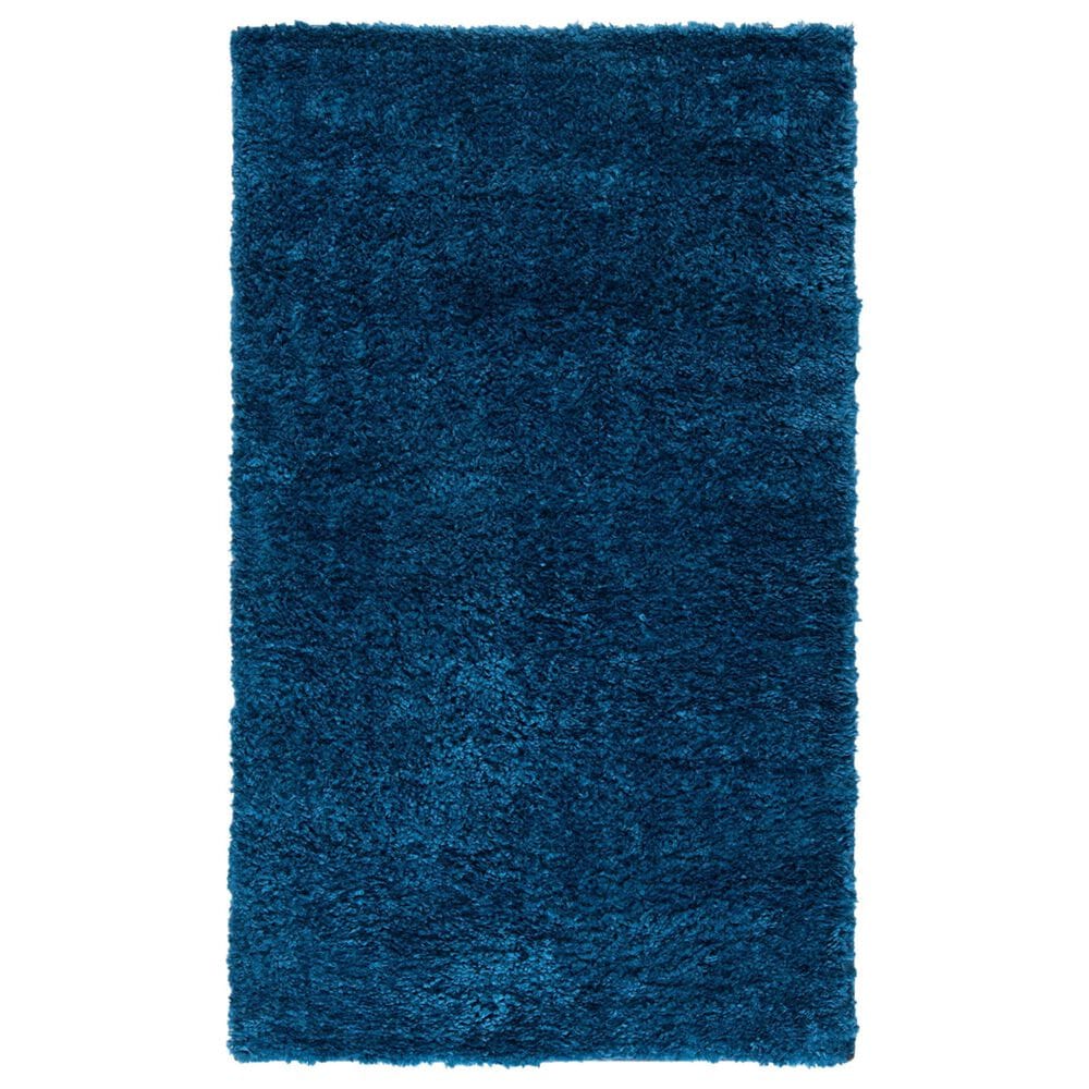 Safavieh August Shag AUG900N 3" x 5" Navy Area Rug, , large