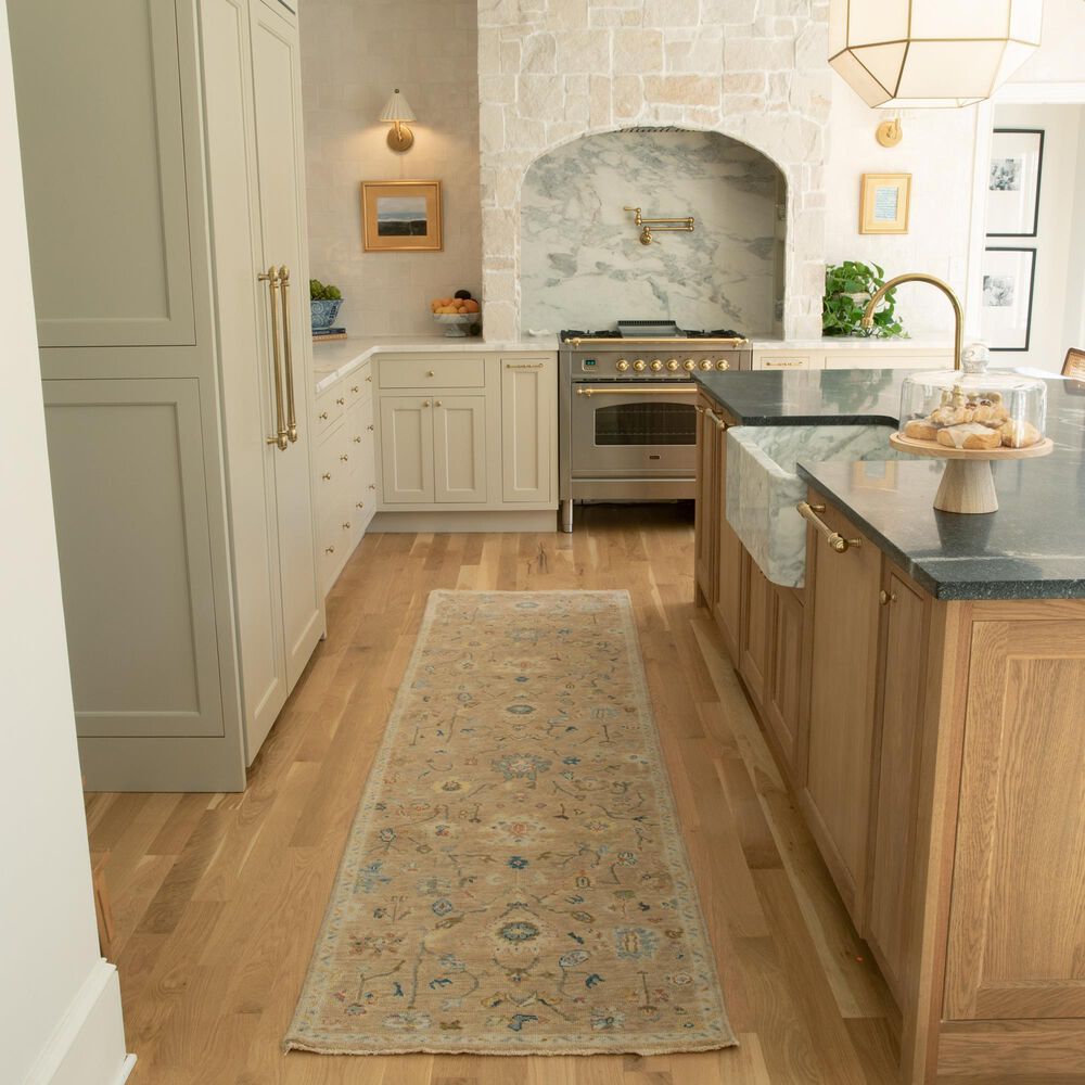 Oriental Weavers Palace Beige and Blue 2&#39;6&quot; x 10&#39; Runner, , large