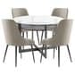 Steve Silver Olson 5-Piece Dining Set in Caramel, , large