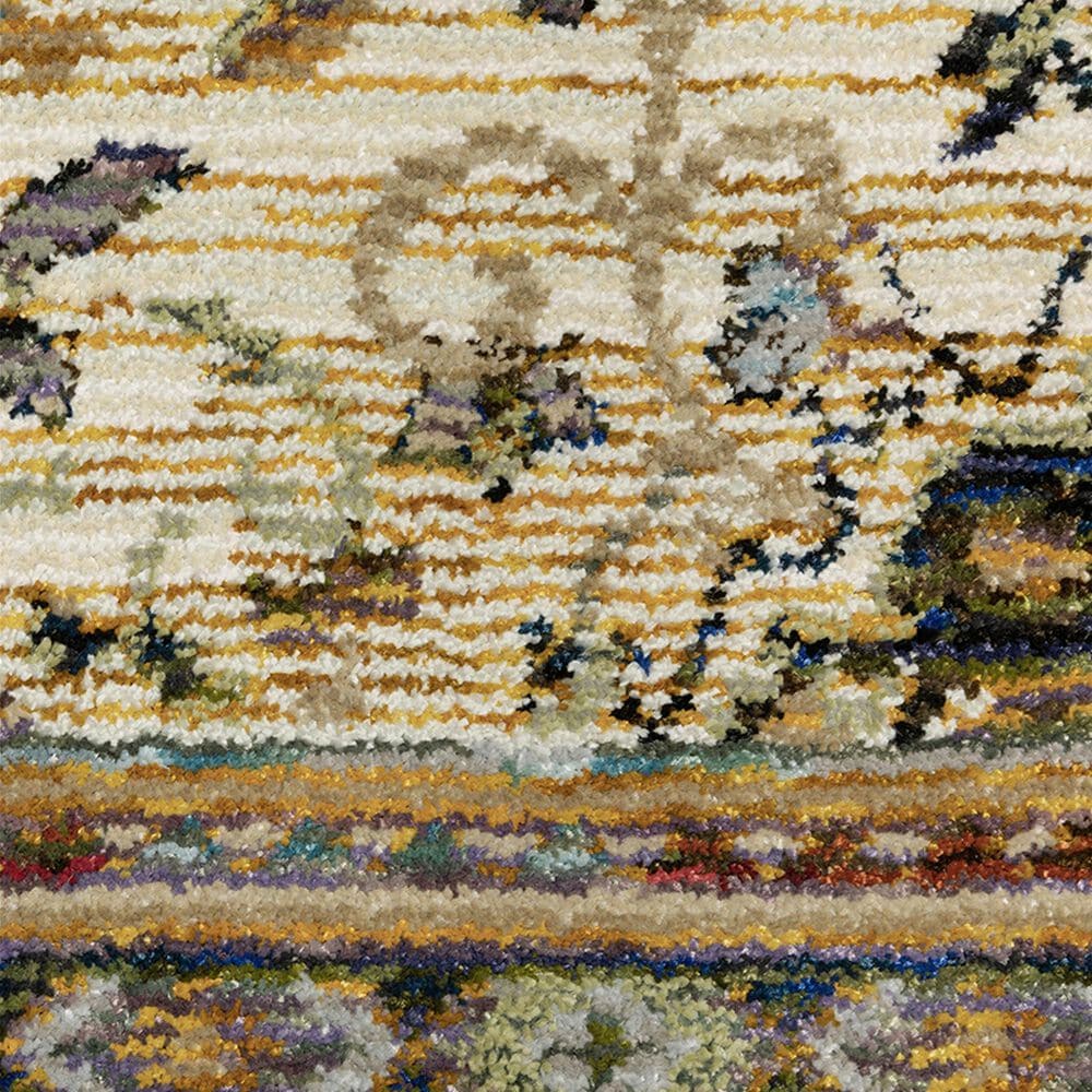 Oriental Weavers Andorra 8&#39;6&quot; x 11&#39;7&quot; Ivory and Blue Area Rug, , large