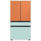 Samsung Bespoke 4-Door French Door Refrigerator Top Panel in Clementine Glass, , large