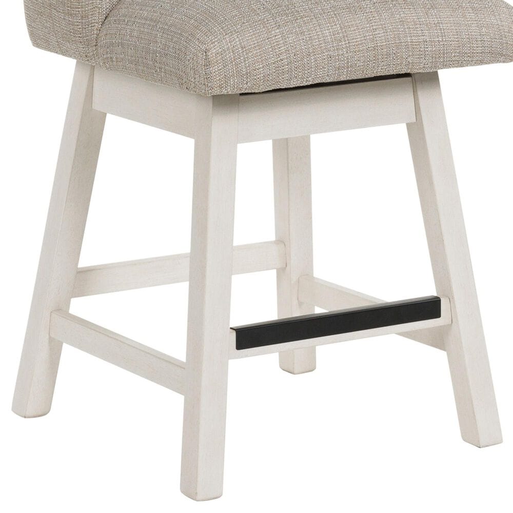 Ashley Robbinsdale Swivel Bar Stool in Antique White, , large