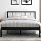 Modway Gwen Full Platform Bed Frame in Brown, , large