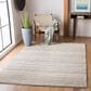 Safavieh Martha Stewart Lucia Shag MSR0787F 4" x 6" Light Grey and White Area Rug, , large