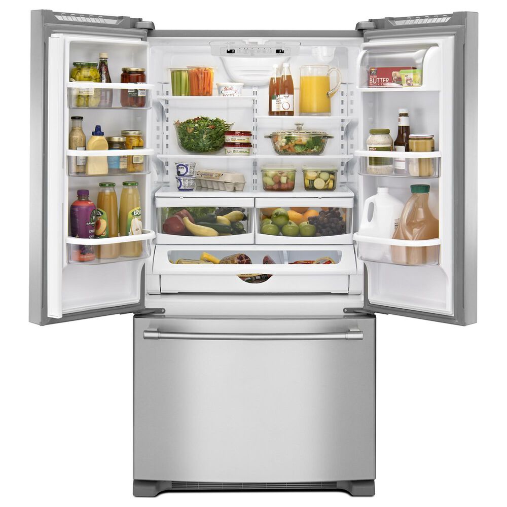 Maytag 22 Cu. Ft. French Door Refrigerator in Fingerprint Resistant Stainless Steel, , large