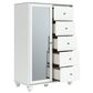 Ashley Kozlani 5-Drawer Dressing Chest in White, , large