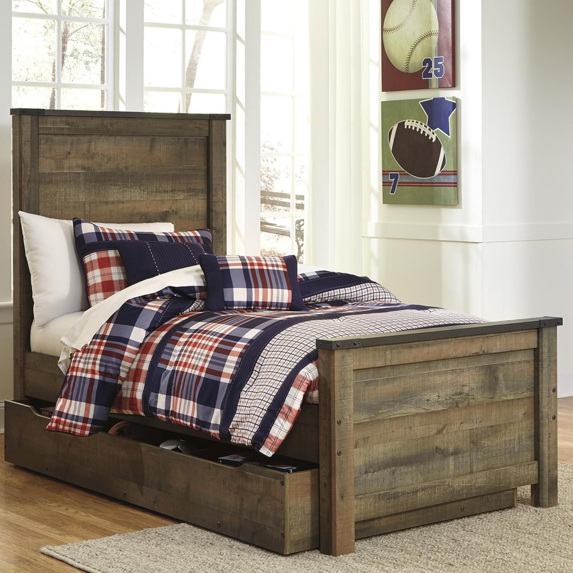 Ashley twin storage bed cheap