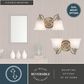 Vaxcel Standford 2-Light Bathroom Vanity in Antique Brass, , large