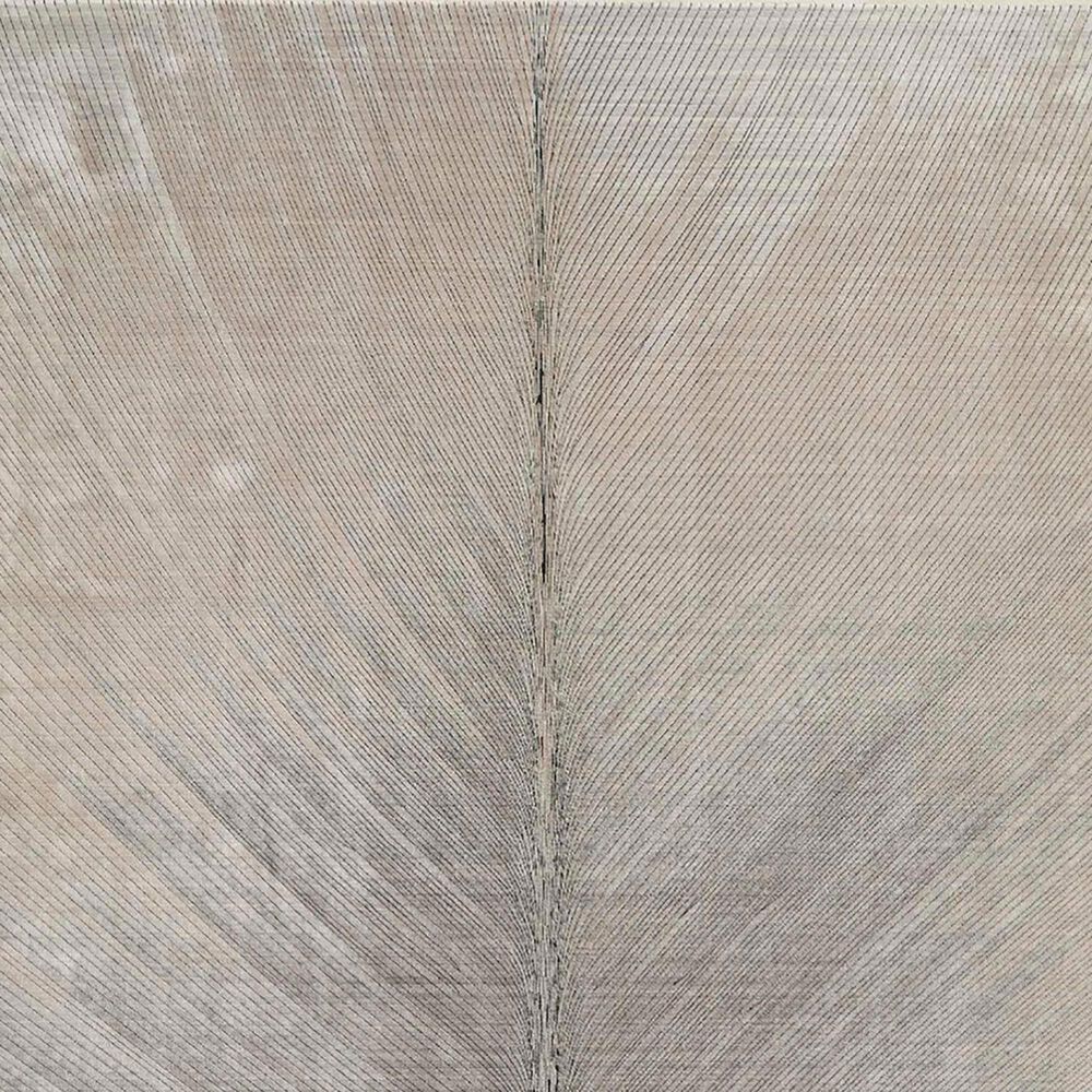 Nourison Balian 5&#39;3&quot; x 7&#39;3&quot; Silver and Grey Area Rug, , large