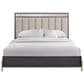 Sterling Timber Elure 5 Piece King Upholstered and Strap Panel Bedroom Set in Peppercorn, , large