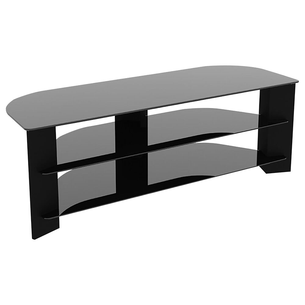 AVF Group Varano 55" Corner TV Stand in Black, , large
