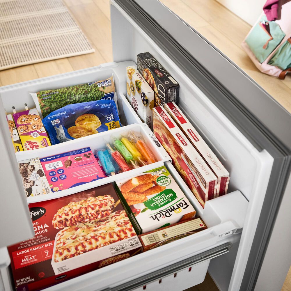 Whirlpool 29 Cu. Ft. French Door Refrigerator with Reach Through Handles in Fingerprint-Resistant Stainless Steel, , large