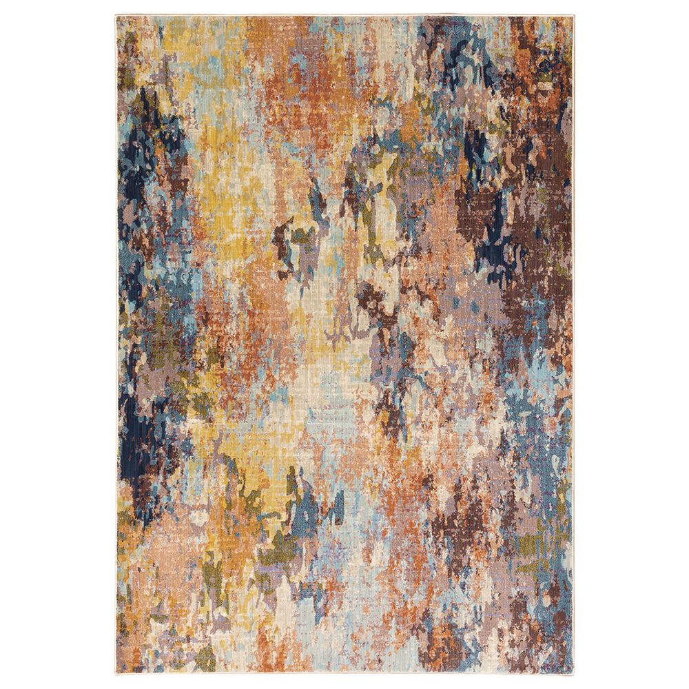 Oriental Weavers Xanadu Abstract 042X6 9'10" x 12'10" Multicolor Area