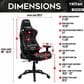 Techni Sport GG Gaming Chair in Black, , large