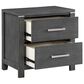 New Heritage Design Odessa 4-Piece Queen Bedroom Set in Charcoal and Silver, , large