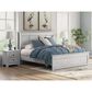 Ashley Makidern 2 Piece King Panel Bedroom Set in Whitewash, , large