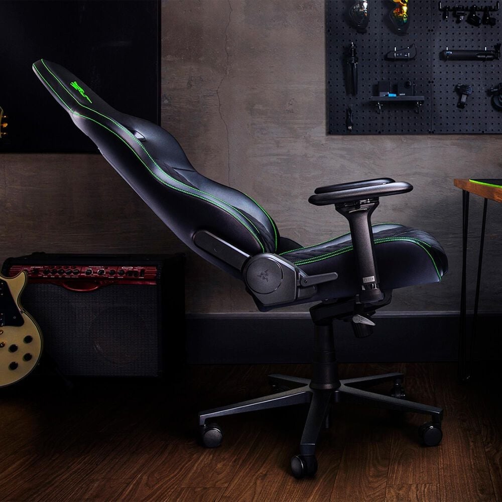 Razer Enki X Essential Gaming Chair in Black and Green, , large