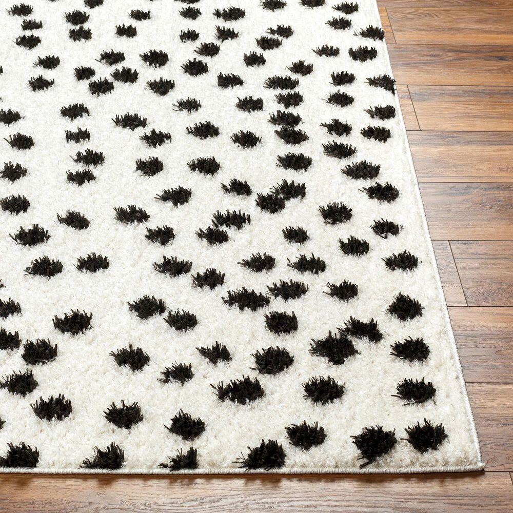 Surya Rodos RDO2347 5&#39;3&quot; x 7&#39; Beige, Black Area Rug, , large
