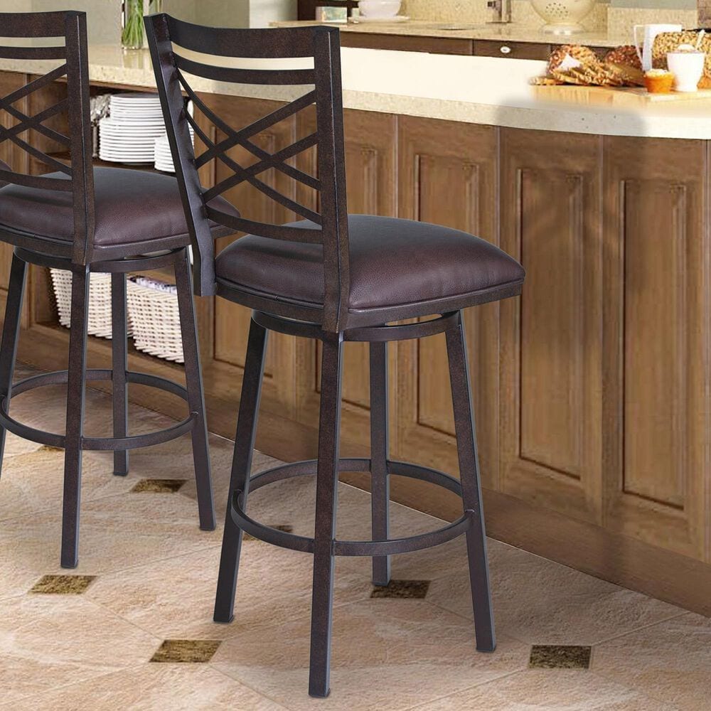 Blue River Fargo Swivel Counter Stool in Auburn Bay, , large