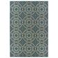 Oriental Weavers Latitude 609B 9"10" x 12"10" Blue Area Rug, , large