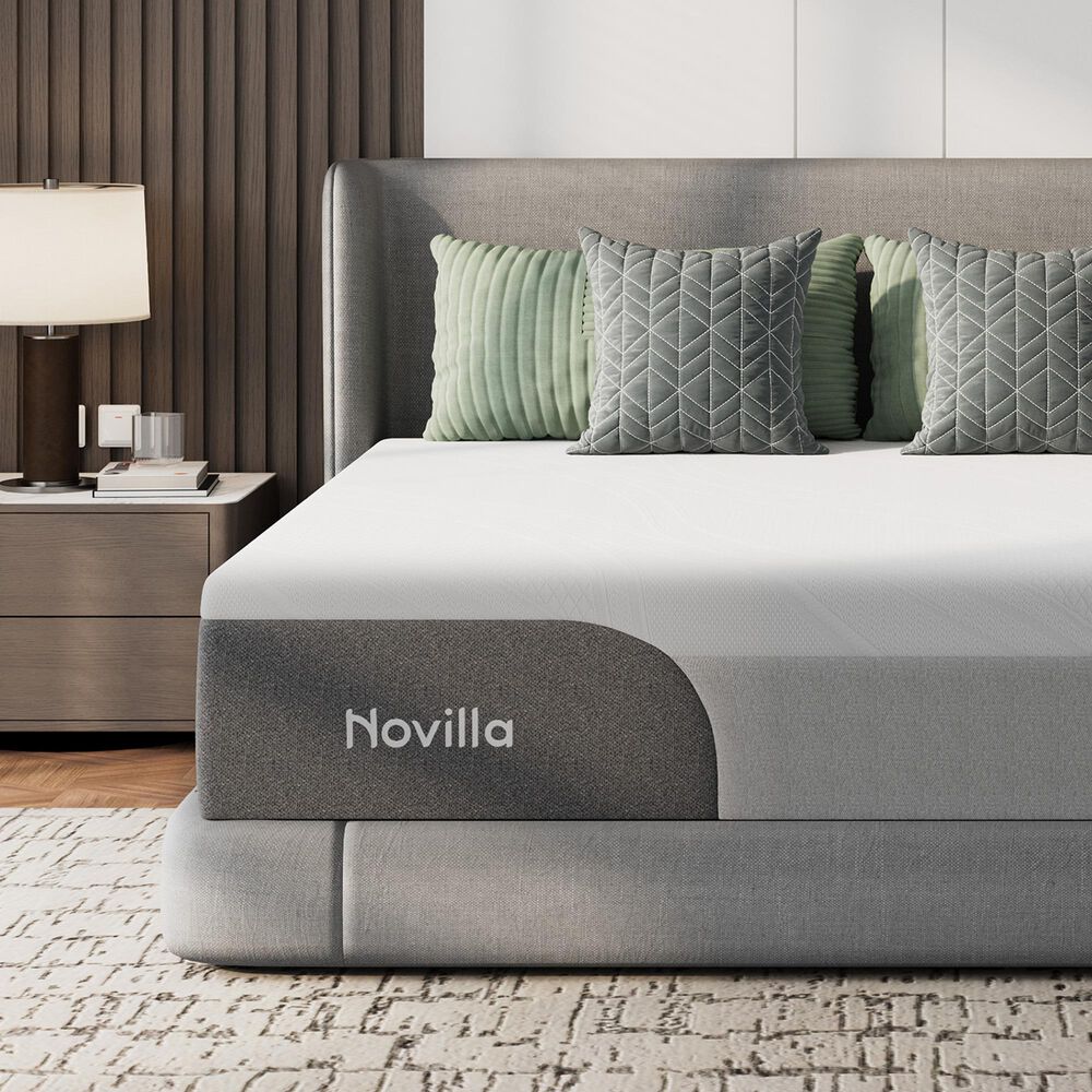 Novilla GreyZen 12" Medium King Mattress in a Box, , large