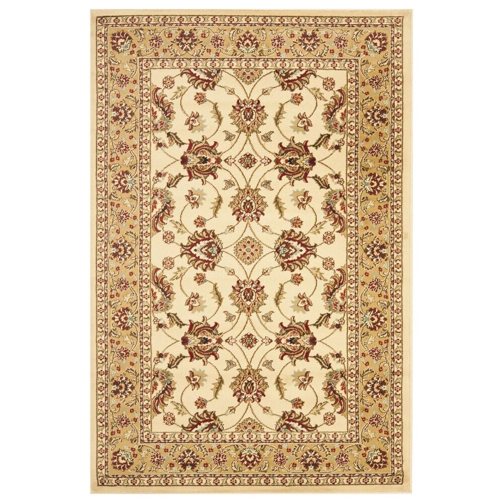 Safavieh Lyndhurst LNH553 4" x 6" Ivory and Beige Area Rug, , large