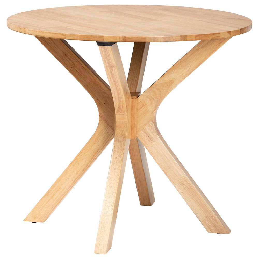 Baxton Studio Kenji 34" Dining Table in Natural Brown - Table Only, , large