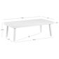 Linon Home Decor Holland Aluminum Coffee Table in White, , large