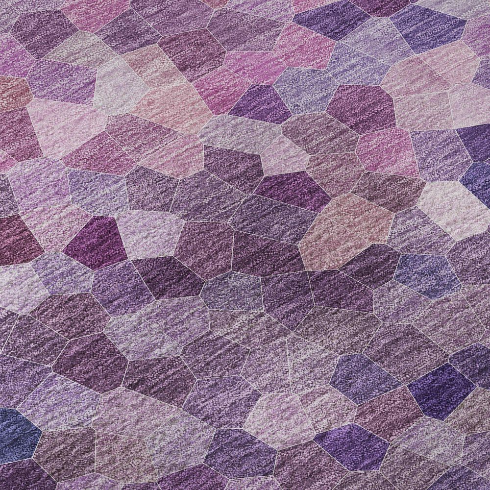 Dalyn Rug Company Kaleidoscope Plum 2'3" x 7'6" Indoor/Outdoor Runner, , large