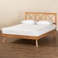 Baxton Studio Galvin Full Platform Bed in Brown, , large