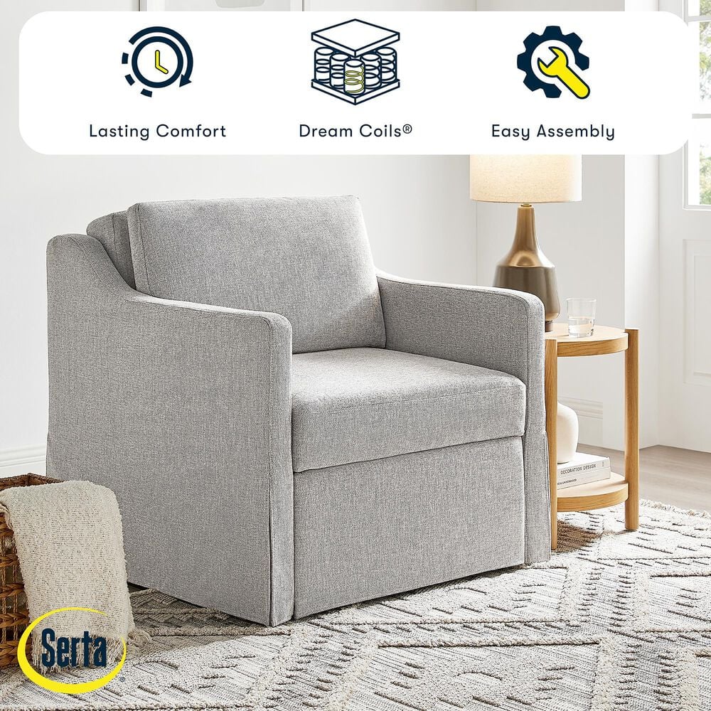 Lifestyle Solutions Haddington Convertible Chair in Linen, , large
