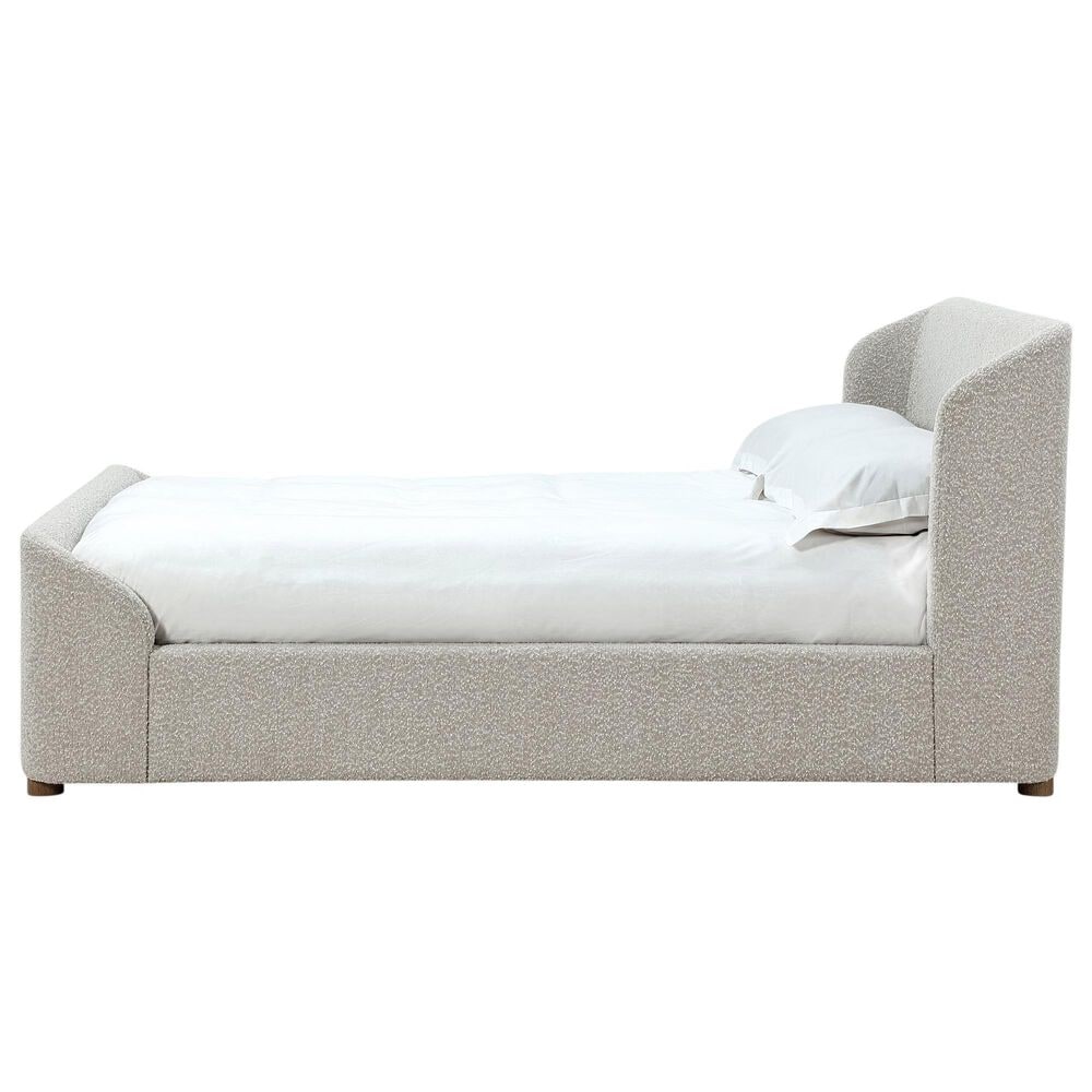 Urban Home Kiki Full Upholstered Platform Bed in Cotton Ball Boucle (2026), , large