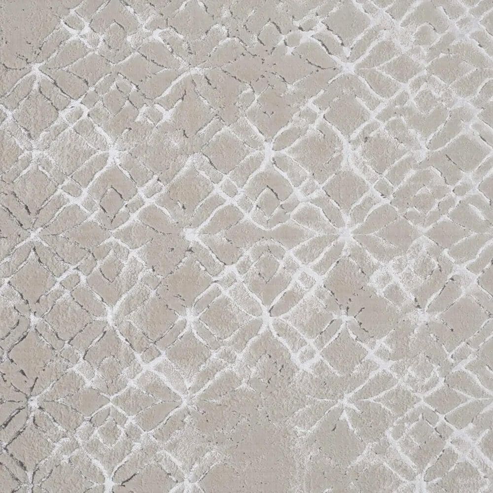 Feizy Micah 8&#39; x 10&#39; Beige and Silver Area Rug, , large