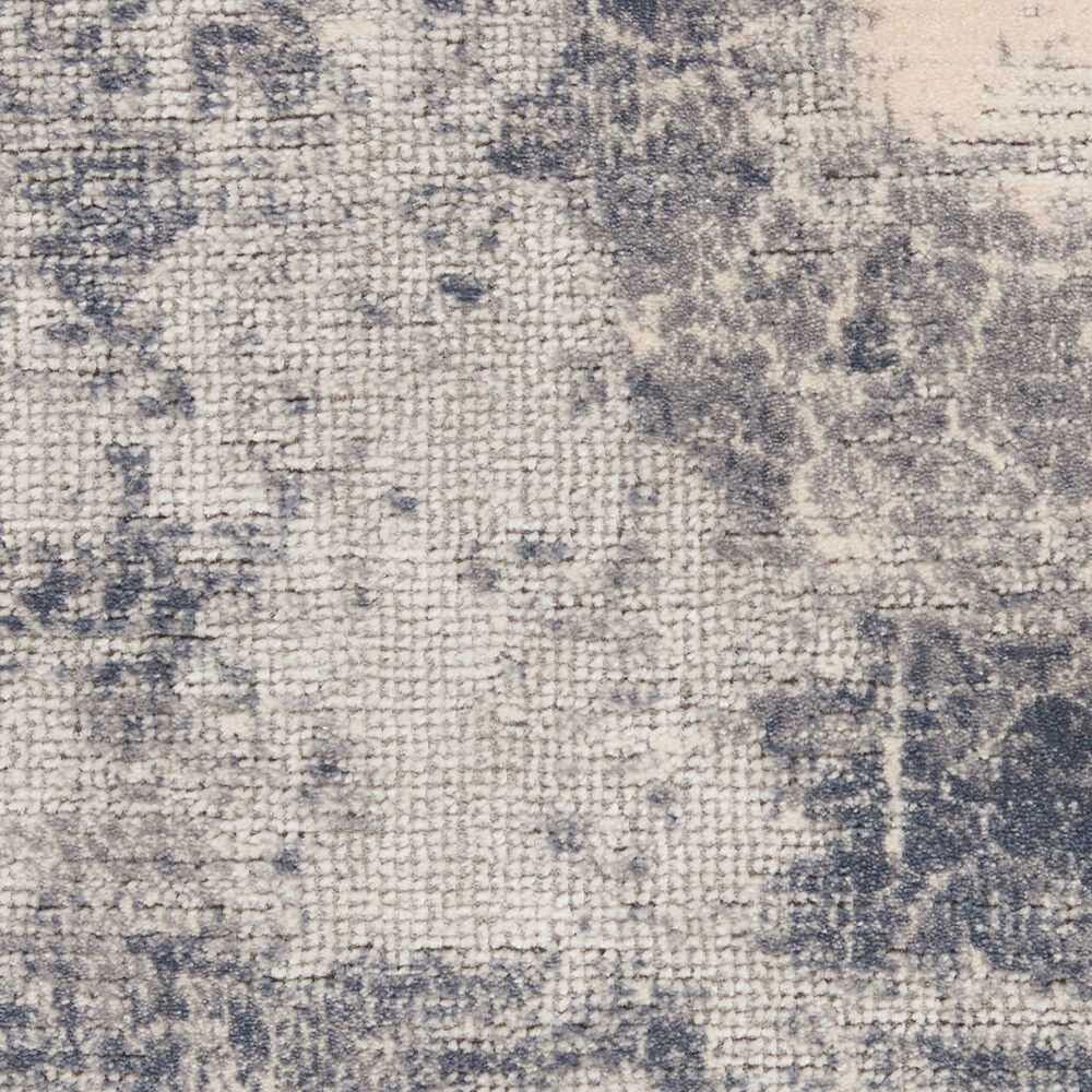 Nourison Rustic Textures 7&#39;10&quot; x 10&#39;6&quot; Blue and Ivory Area Rug, , large