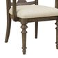 Chapel Hill Saddle Creek Arm Chair in Medium Wood, , large