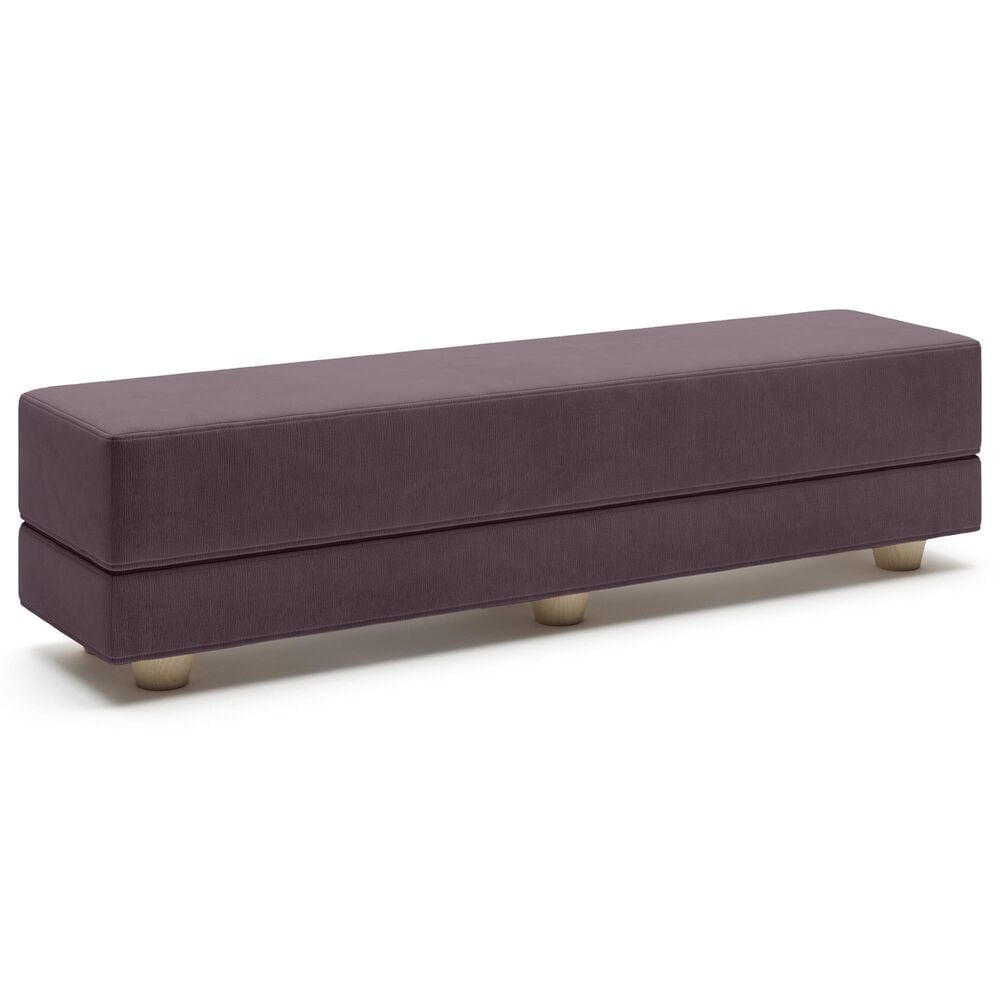 Jaxx Camden Twin Fold-Out Bench in Pinot, , large