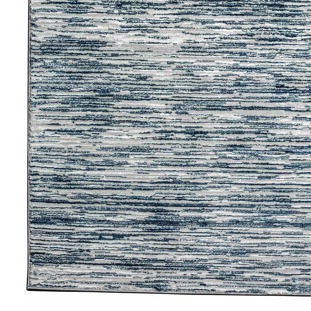 Radici USA Davide Striped 3&#39;3&quot; x 4&#39;11&quot; Blue Area Rug, , large