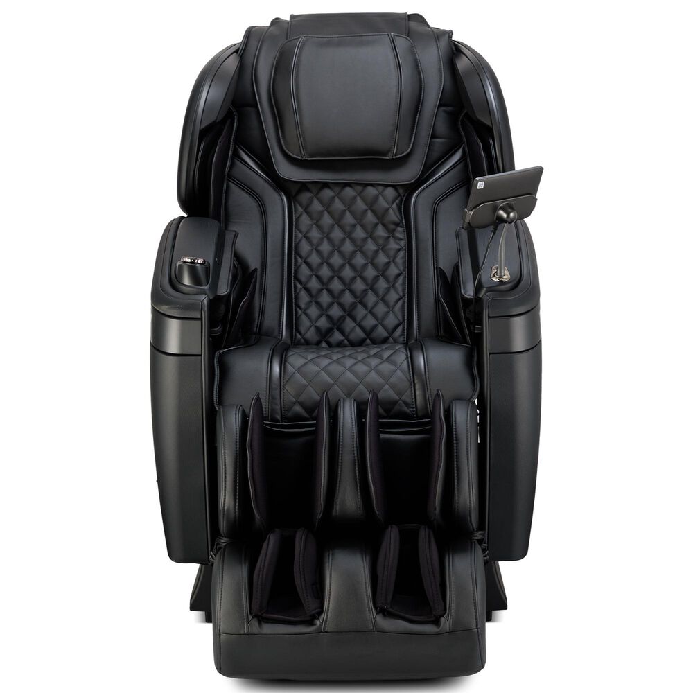 Cozzia Qi SE Duo Power Massage Chair with Onyx Cushion in Black, , large