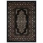 Rifle Paper Co. x Loloi Laurel Eleanor 9"2" x 12"2" Black Area Rug, , large