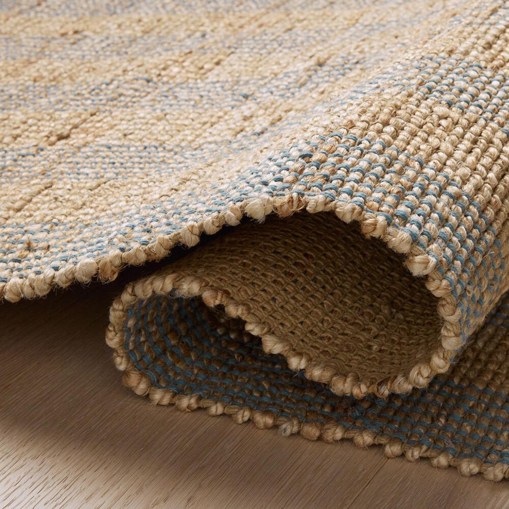 Chris Loves Julia x Loloi Judy 2&#39;3&quot; x 3&#39;9&quot; Natural and Sky Area Rug, , large