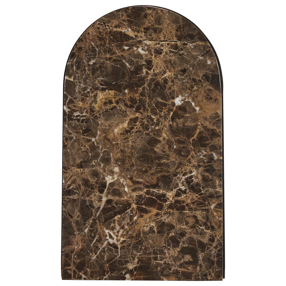 Lexington Furniture Zanzibar Novella Side Table in Dark Emperador and Dark Umber, , large
