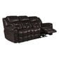 Oxford Furniture Cheers Power Reclining Sofa with Power Headrest in Cowboy Dark Brown, , large