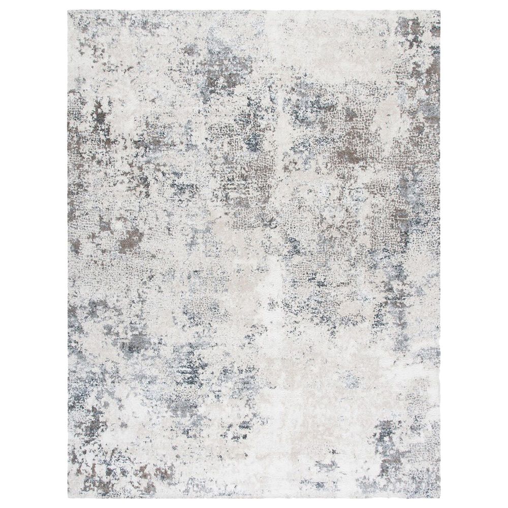 Safavieh Aston ASN710 8" x 10" Ivory and Grey Area Rug, , large