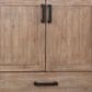 Lexora Home Ziva 84" Double Bathroom Vanity in Rustic Barnwood with 2 cm White Quartz Top and Rectangular Sinks, , large