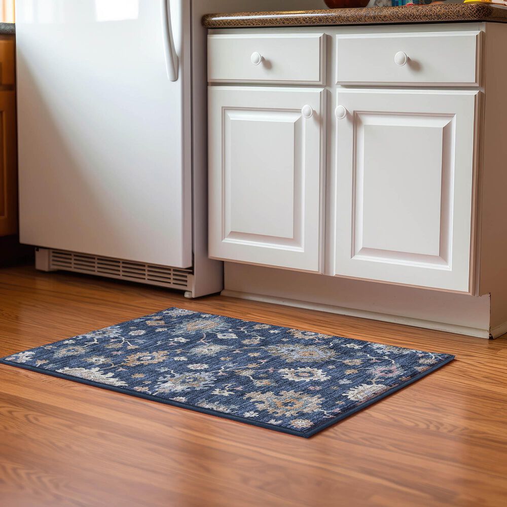 Dalyn Rug Company Hatay HY4 1&#39;8&quot; x 2&#39;6&quot; Navy Area Rug, , large