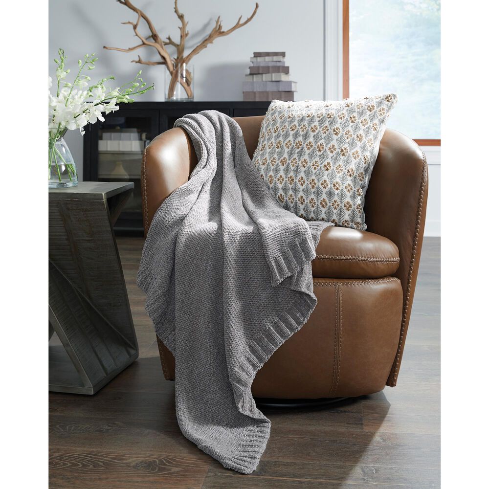 Ashley Anawood 50" x 60" Throw in Gray, , large